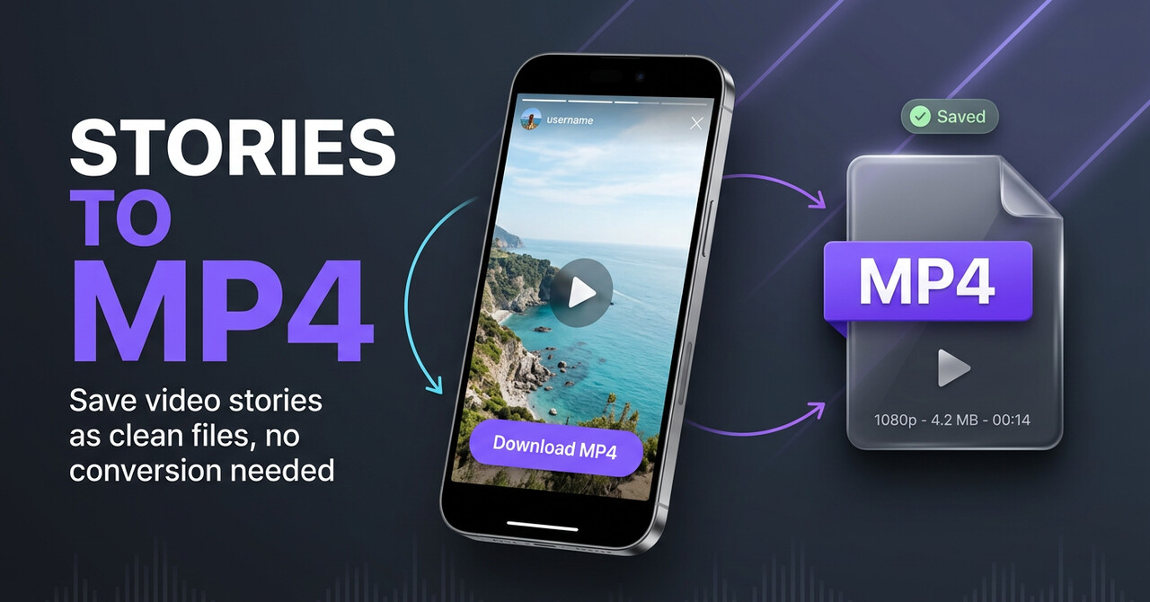 How to Convert Instagram Stories to MP4 Files Online